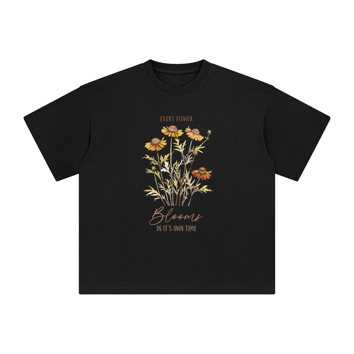 Wild Flowers Graphic Tee-INNBLAC Fashion Apparel