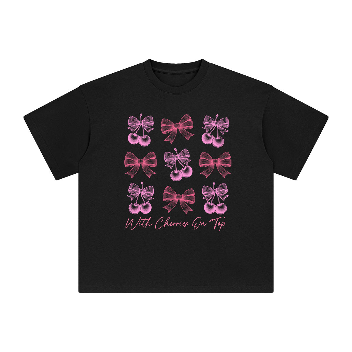 With Cherries On Top Graphic Tee-INNBLAC Fashion Apparel