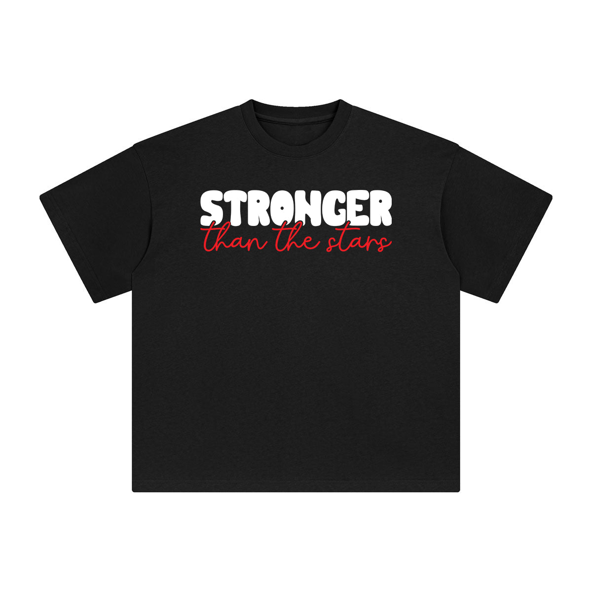 Stronger Than The Stars Aesthetic Graphic Tee-INNBLAC Fashion Apparel