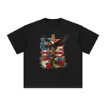 Memorial Day Cross Graphic Tee-INNBLAC Fashion Apparel