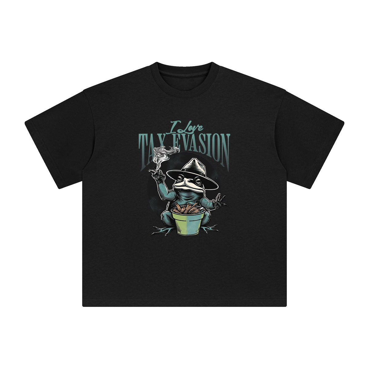 I Love Tax Evasion Graphic Tee-INNBLAC Fashion Apparel