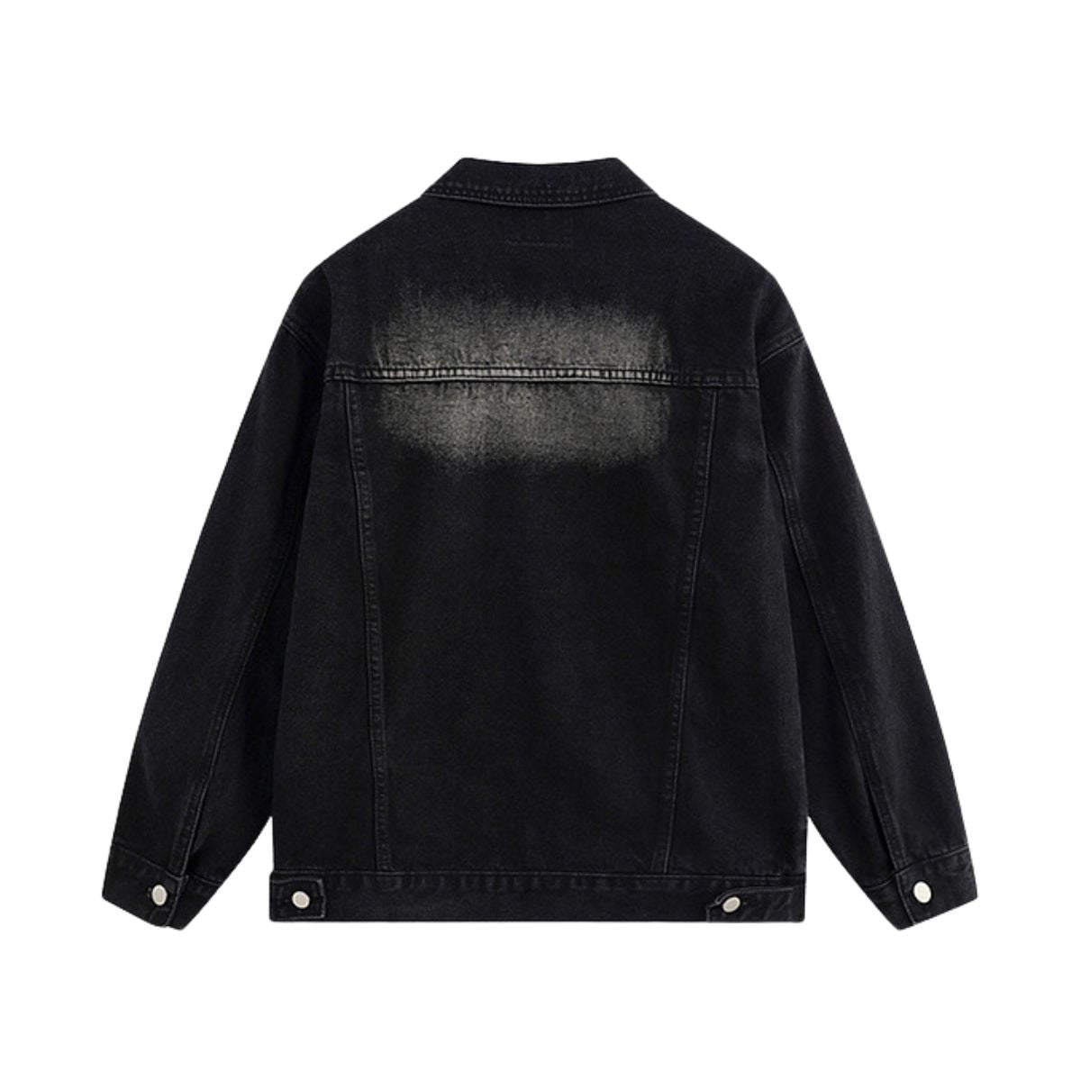 Stand-collar Washed Vintage Loose Denim Jacket