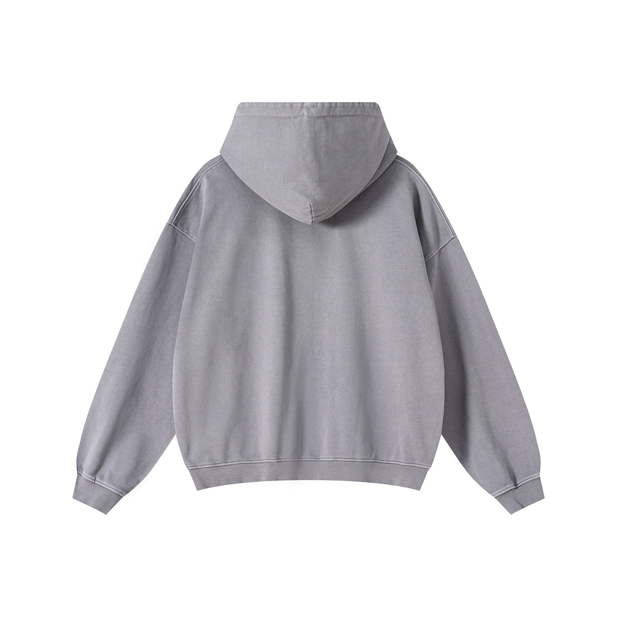 Heavyweight Washed Cotton Kangaroo Pocket Hoodie