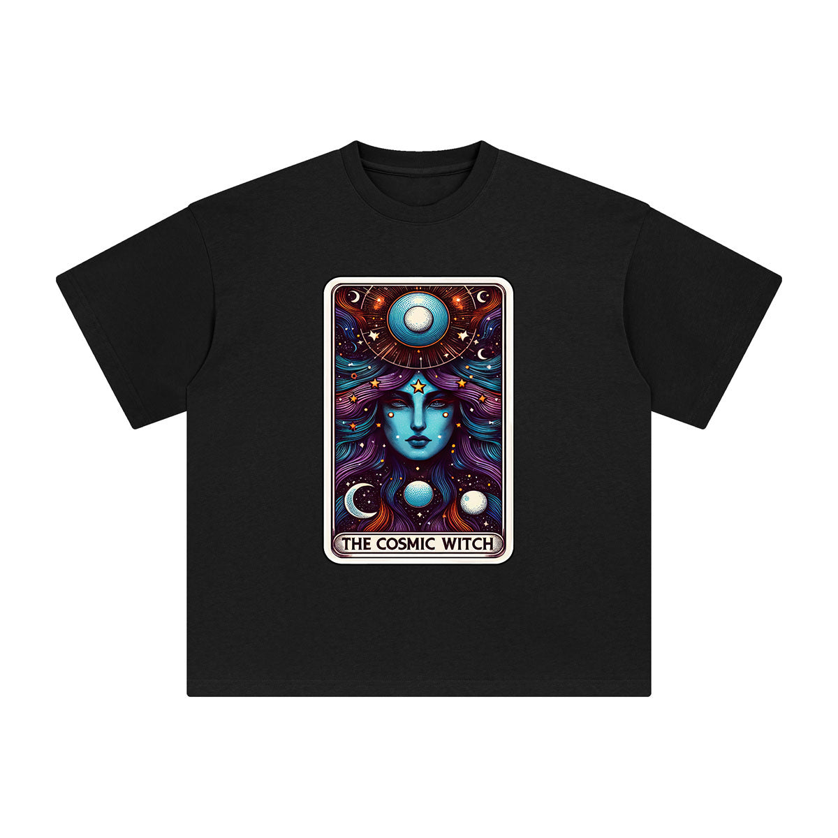 The Cosmic Witch Graphic Tee-INNBLAC Fashion Apparel