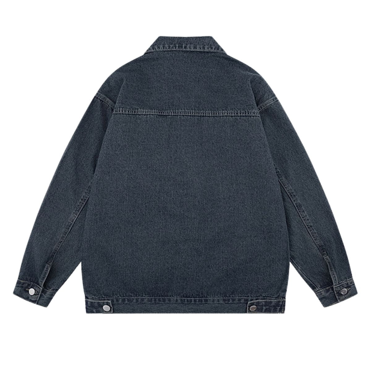 Retro Hip-hop Street Washed Denim Jacket