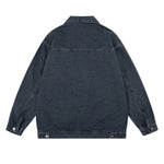 Retro Hip-hop Street Washed Denim Jacket