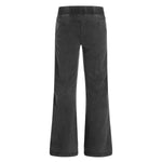 Washed Vintage Patchwork Flared Relaxed Straight-Leg Jeans