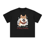 Christmas Shiba Graphic Tee-INNBLAC Fashion Apparel