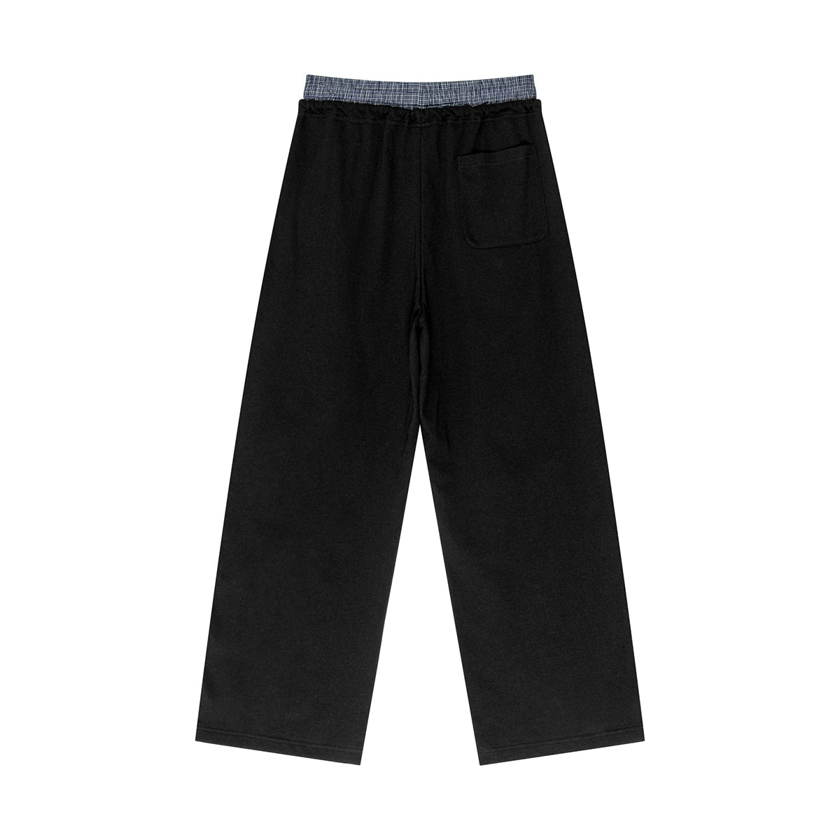 Double Waistband Baggy Trousers