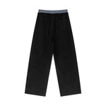 Double Waistband Baggy Trousers