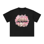 Just A Girl Who Loves Cat Graphic Tee-INNBLAC Fashion Apparel