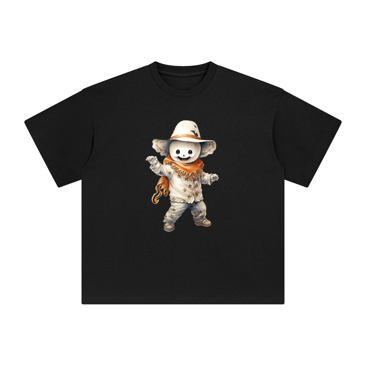 Cowboy Ghost Graphic Tee-INNBLAC Fashion Apparel