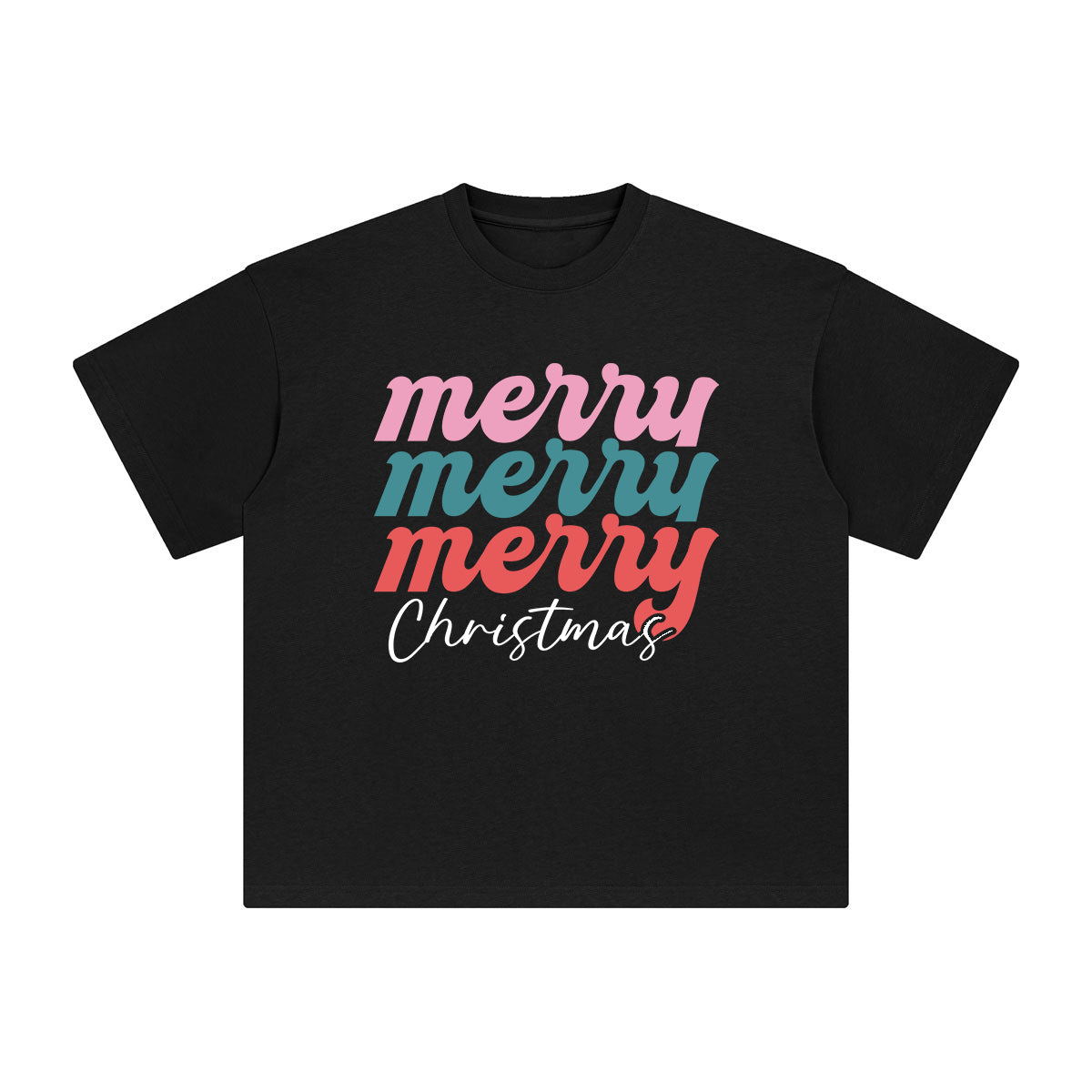 Merry Christmas Graphic Tee-INNBLAC Fashion Apparel