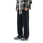 Side Snap Straight Leg Pants-INNBLAC Fashion Apparel