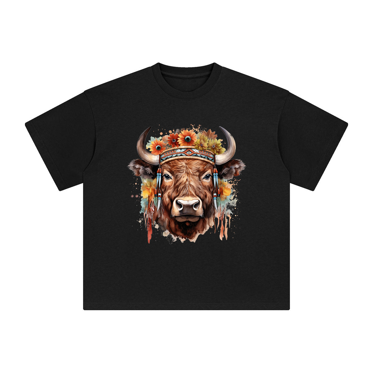 Bison Graphic Tee-INNBLAC Fashion Apparel