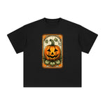 Scary Pumpkin Tarot Card Graphic Tee-INNBLAC Fashion Apparel