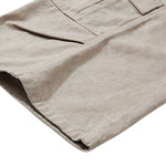 Pantalones cargo de algodón de pierna ancha y corte cropped