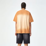 Stone-Washed Faded Cotton Tee 7.5oz