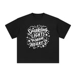 Sparkling Lights Warm Graphic Tee-INNBLAC Fashion Apparel