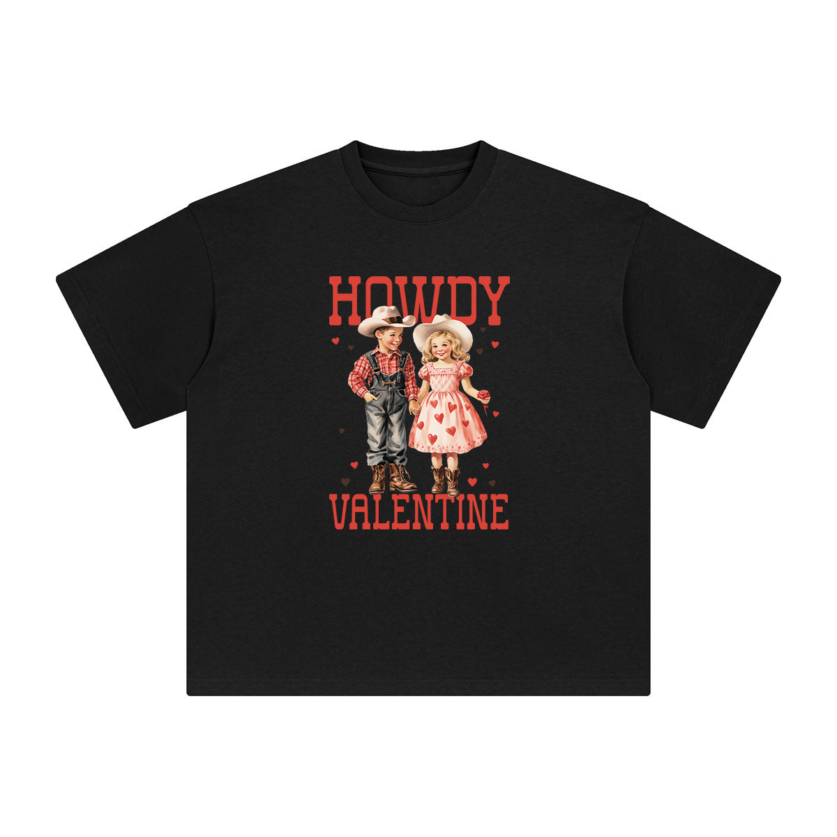 Howdy Valentine Graphic Tee-INNBLAC Fashion Apparel