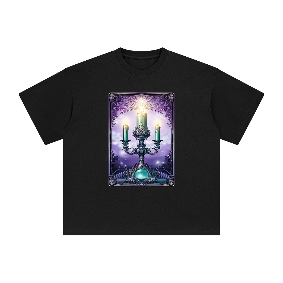Candle Card Graphic Tee-INNBLAC Fashion Apparel