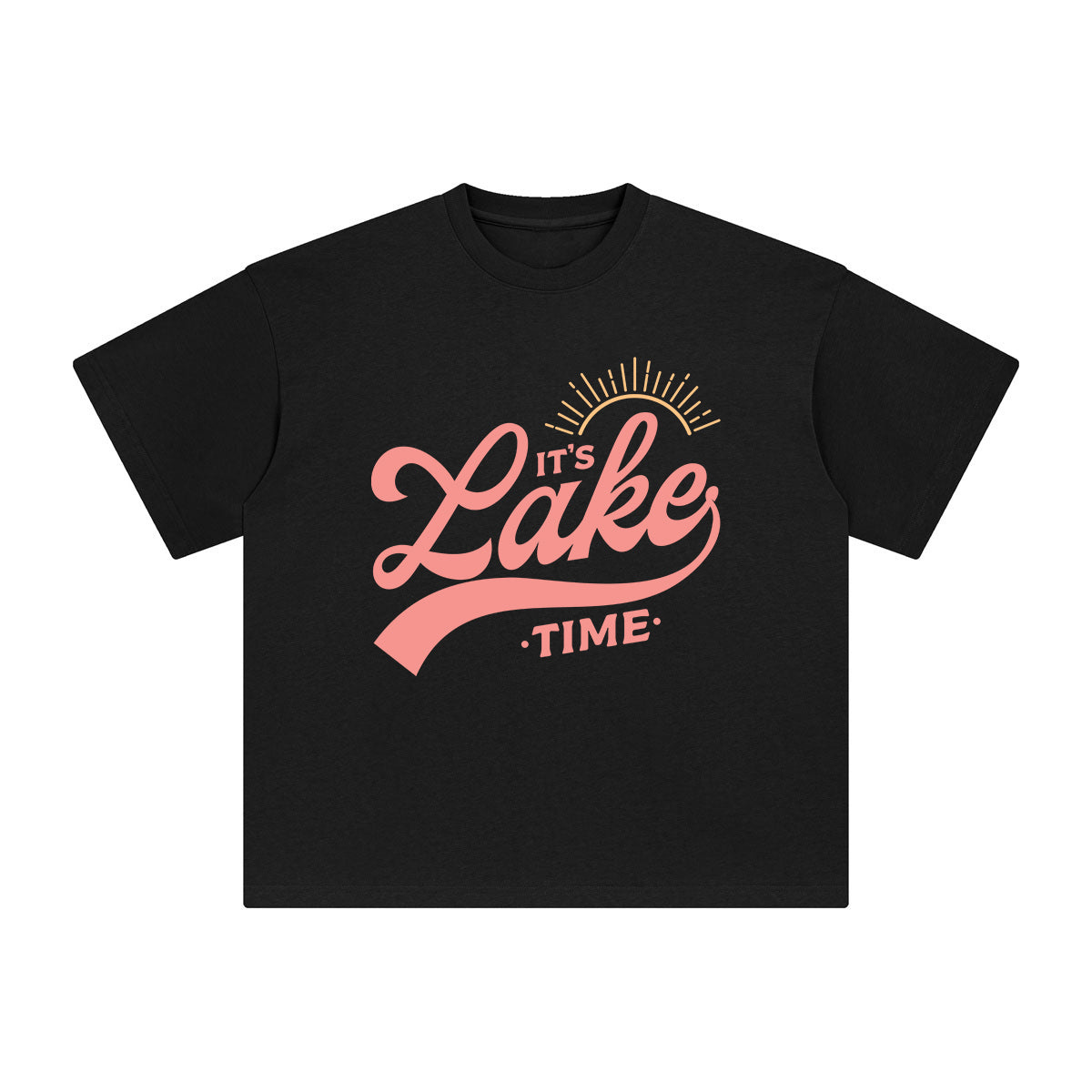 It's Lake Time Graphic Tee-INNBLAC Fashion Apparel
