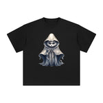 Ghost Cat Graphic Tee-INNBLAC Fashion Apparel