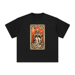 Boo Tarot Card Graphic Tee-INNBLAC Fashion Apparel