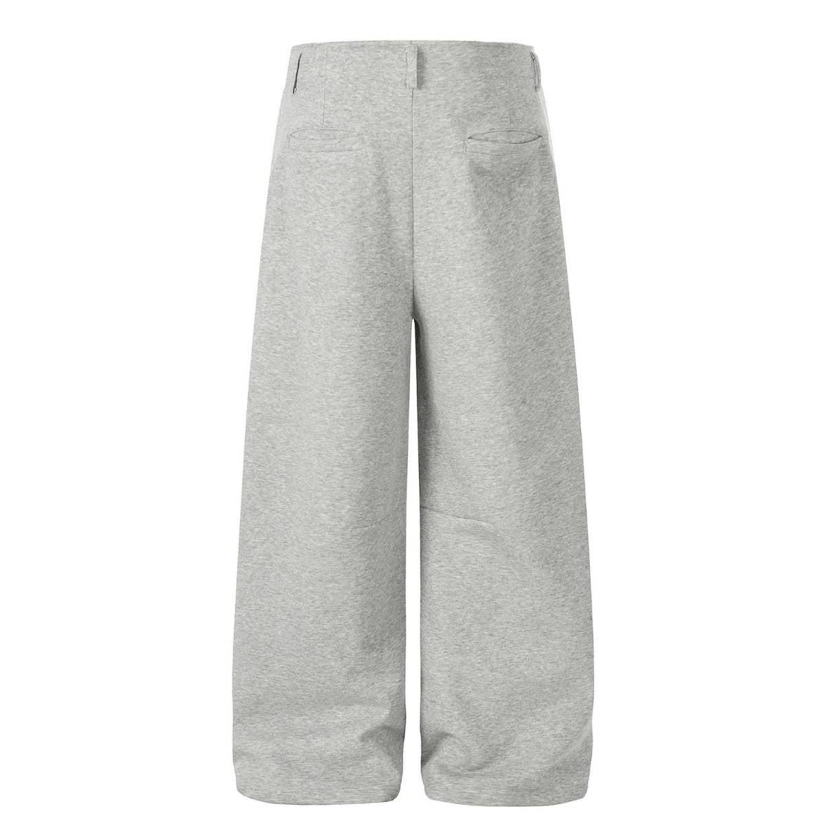 Vintage Street High-Waist Utility Pocket Loose Fit Riveted Wide-Leg Pants