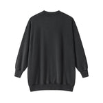Heavyweight Cotton Washed Vintage Mid‑Length Sweatshirt