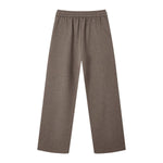 Quiet Luxury Old Money Seam‑Detail Loose Straight‑Leg Casual Pants