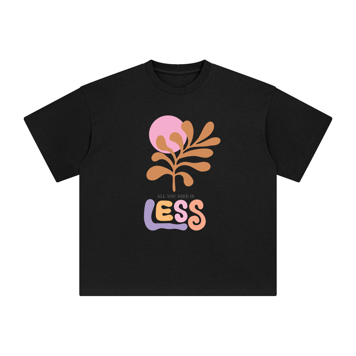 Boho Flower Abstract Graphic Tee-INNBLAC Fashion Apparel