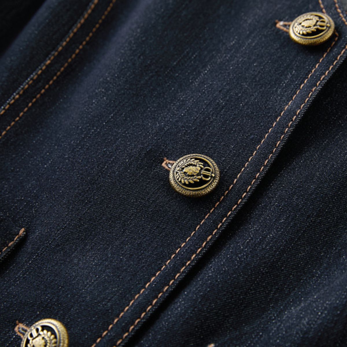 V-Neck Sleeveless Denim Midi Dress