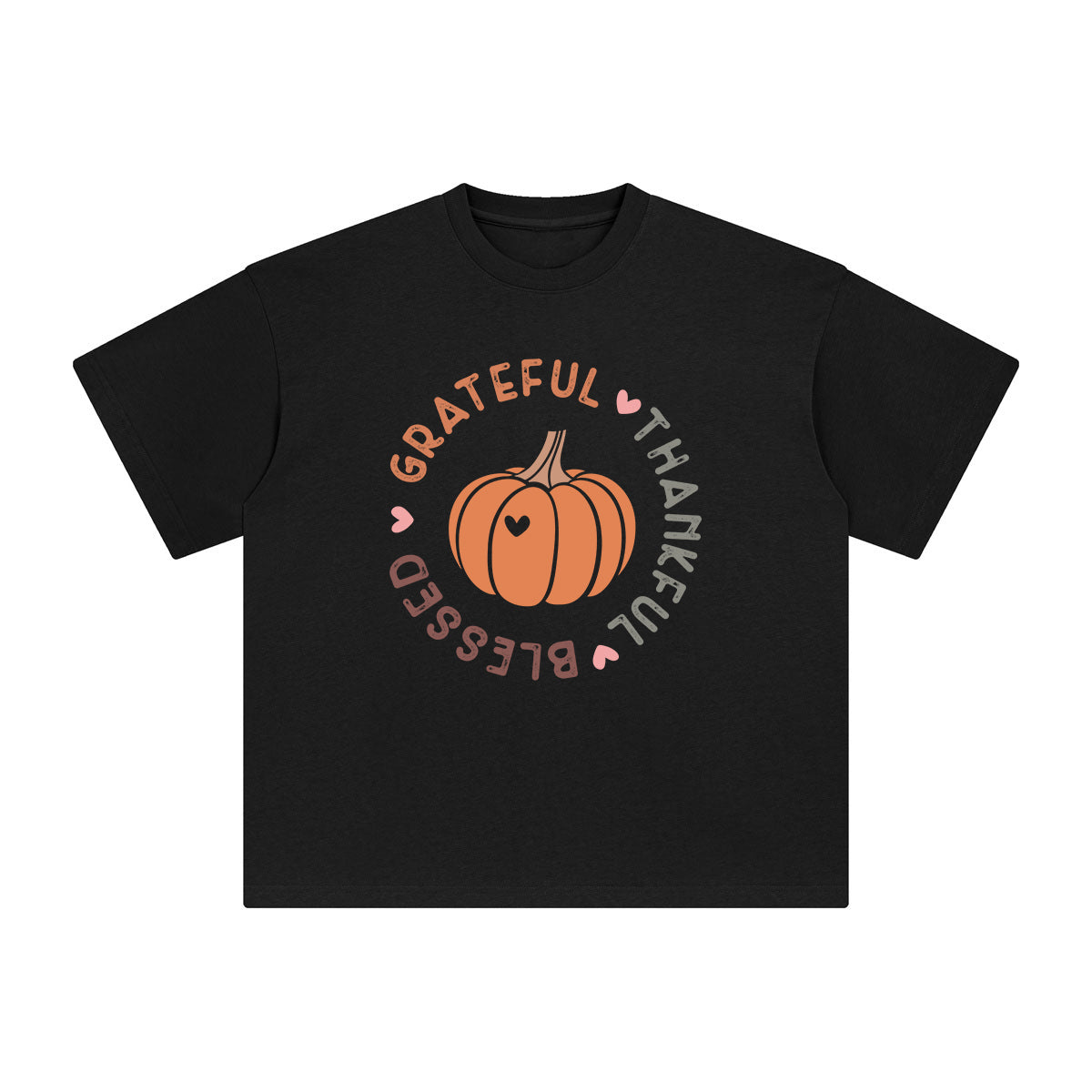 Grateful Thankful Blessed Graphic Tee-INNBLAC Fashion Apparel