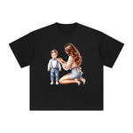 Mom And Baby Boy Graphic Tee-INNBLAC Fashion Apparel