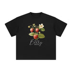 Sweet Strawberry Graphic Tee-INNBLAC Fashion Apparel