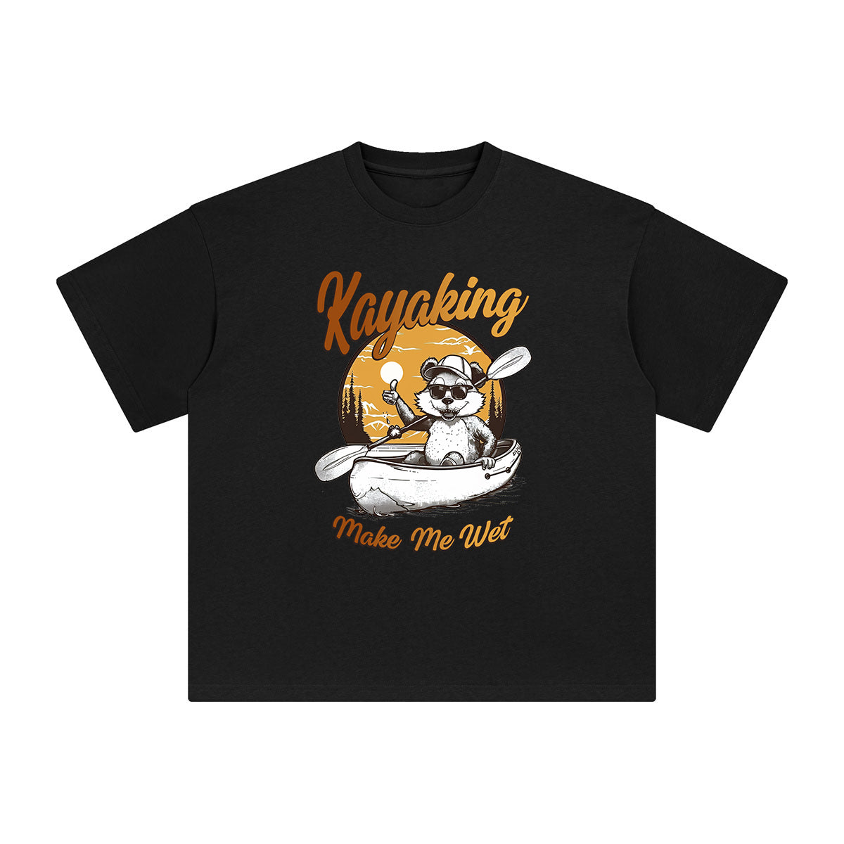 Kayaking Make Me Wet Graphic Tee-INNBLAC Fashion Apparel