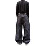 Vintage Black Straight Leg Jeans