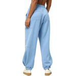 Women's Solid Baggy-Fit Joggers