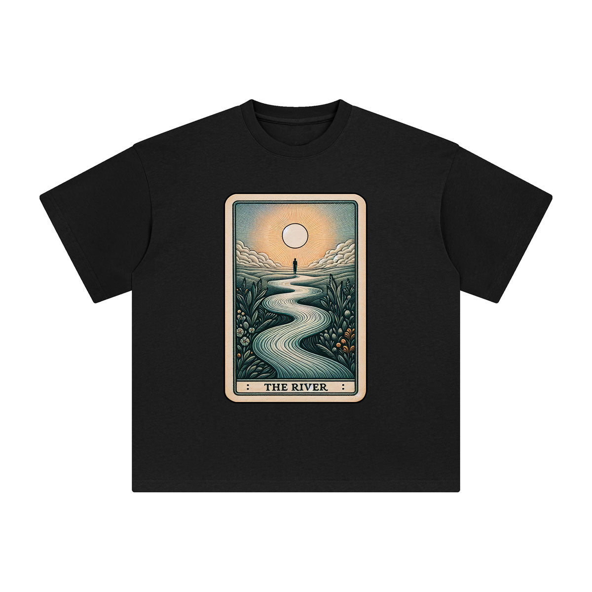 The River Graphic Tee-INNBLAC Fashion Apparel