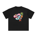 Holiday Comic Graphic Tee-INNBLAC Fashion Apparel