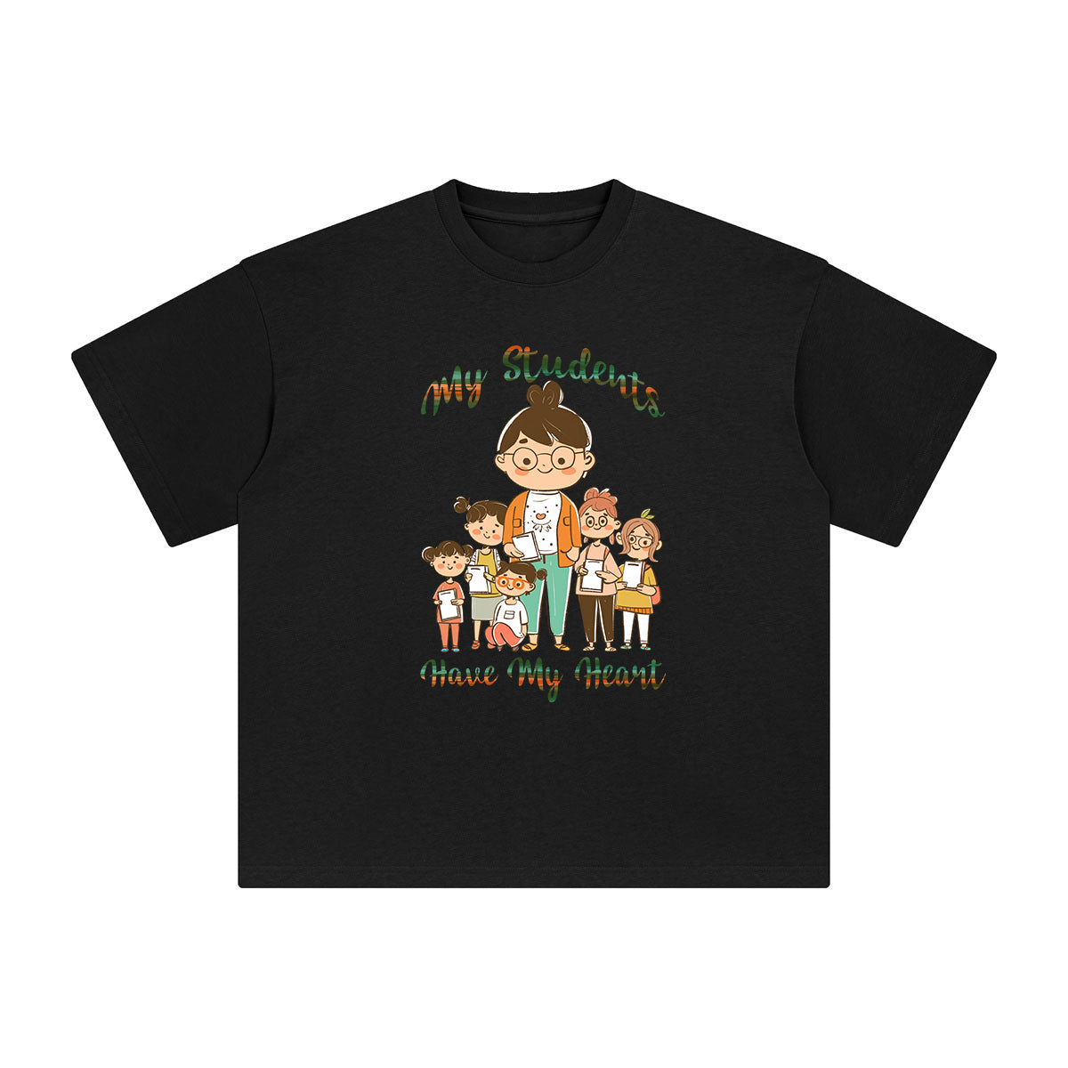 My Students Have My Heart Graphic Tee-INNBLAC Fashion Apparel