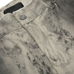 Smoke Rise Vintage Wash Raw Hem Straight-Leg Jeans