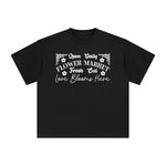 Flower Market Slogan Aesthetic Graphic Tee-INNBLAC Fashion Apparel