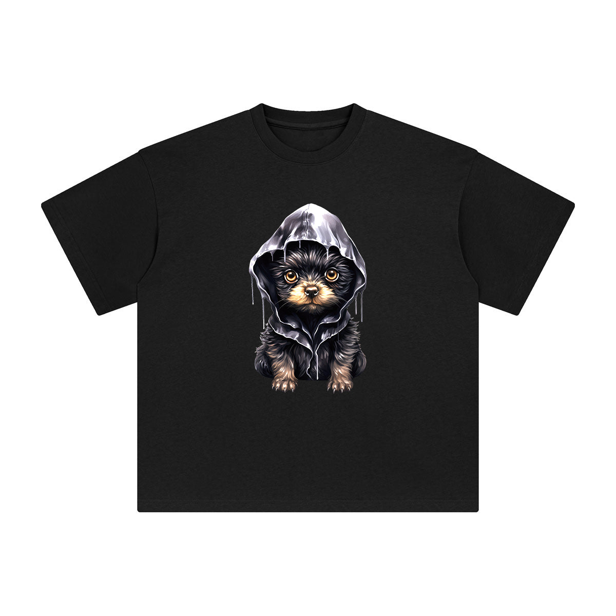 Goth Dog Graphic Tee-INNBLAC Fashion Apparel