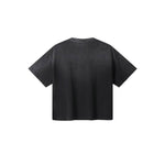 Oversized Heavy Washed Destroyed Cotton Tee