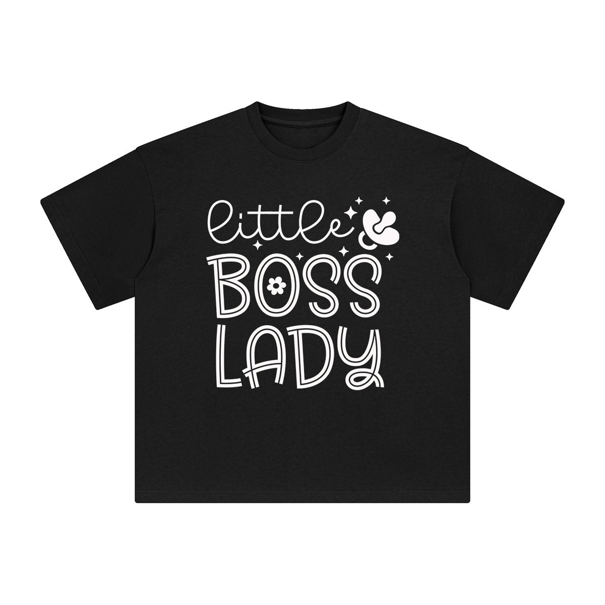 Little Boss Lady Graphic Tee-INNBLAC Fashion Apparel