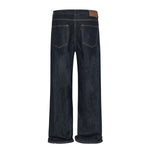 Vintage Washed Relaxed Straight-Leg Jeans