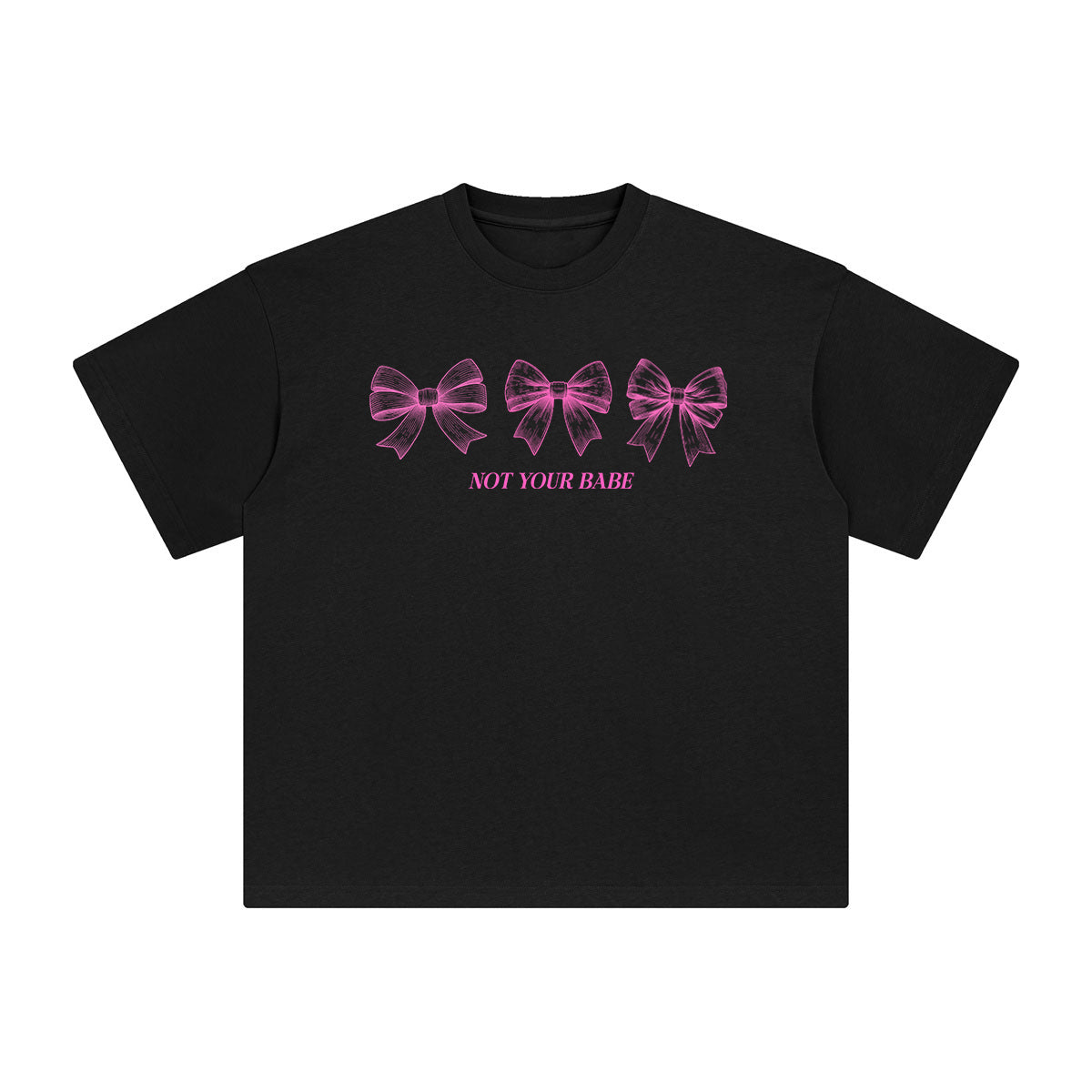 Not Your Babe Graphic Tee-INNBLAC Fashion Apparel