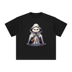 Ghost Cat Graphic Tee-INNBLAC Fashion Apparel